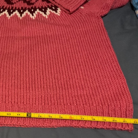 HANDKNITTED FALL/WINTER SWEATER sizing in pictures 40 in chest new no tags - Picture 2 of 6